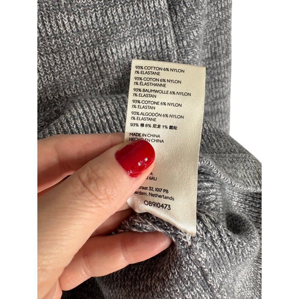 Free People Too Good Pullover Sweater Grey-sz XS - Picture 6 of 7